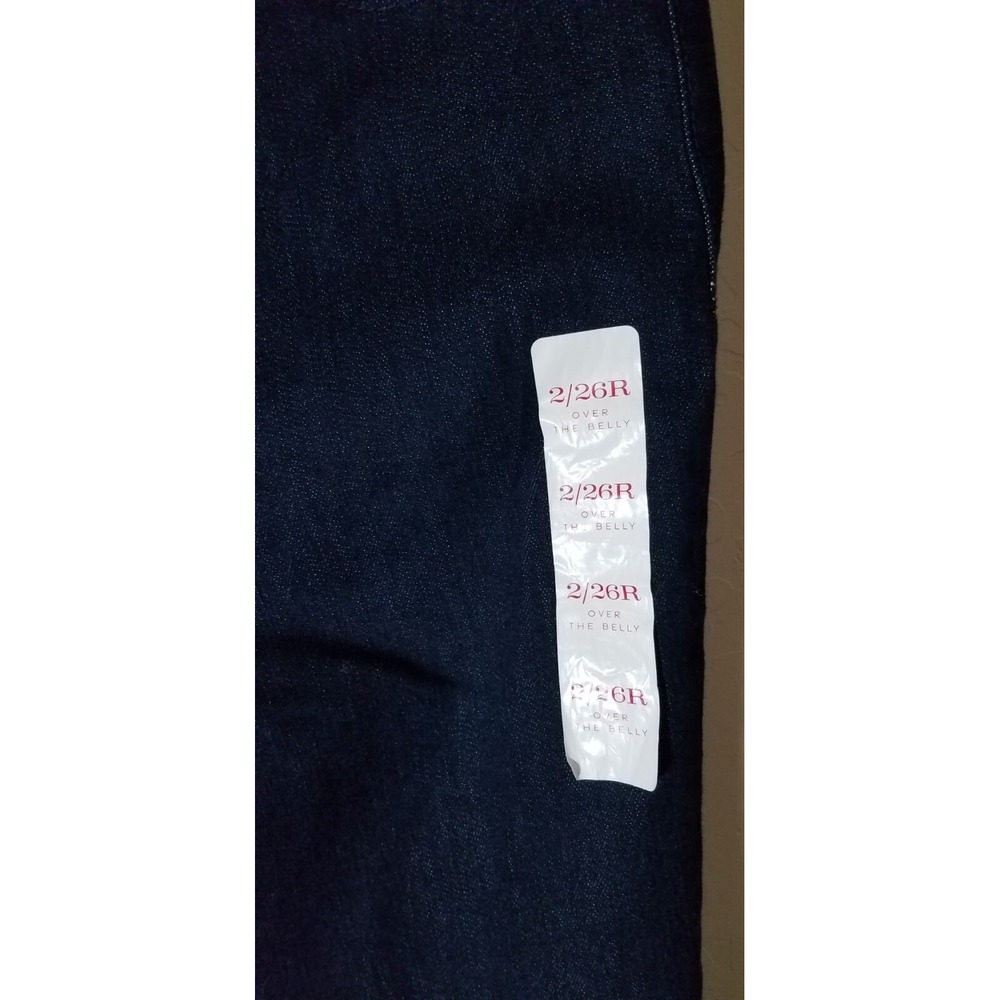 Isabel Maternity Over Belly Maternity Jeggings Dark Wash Women Size 2/26R NEW‎ B - Picture 3 of 7